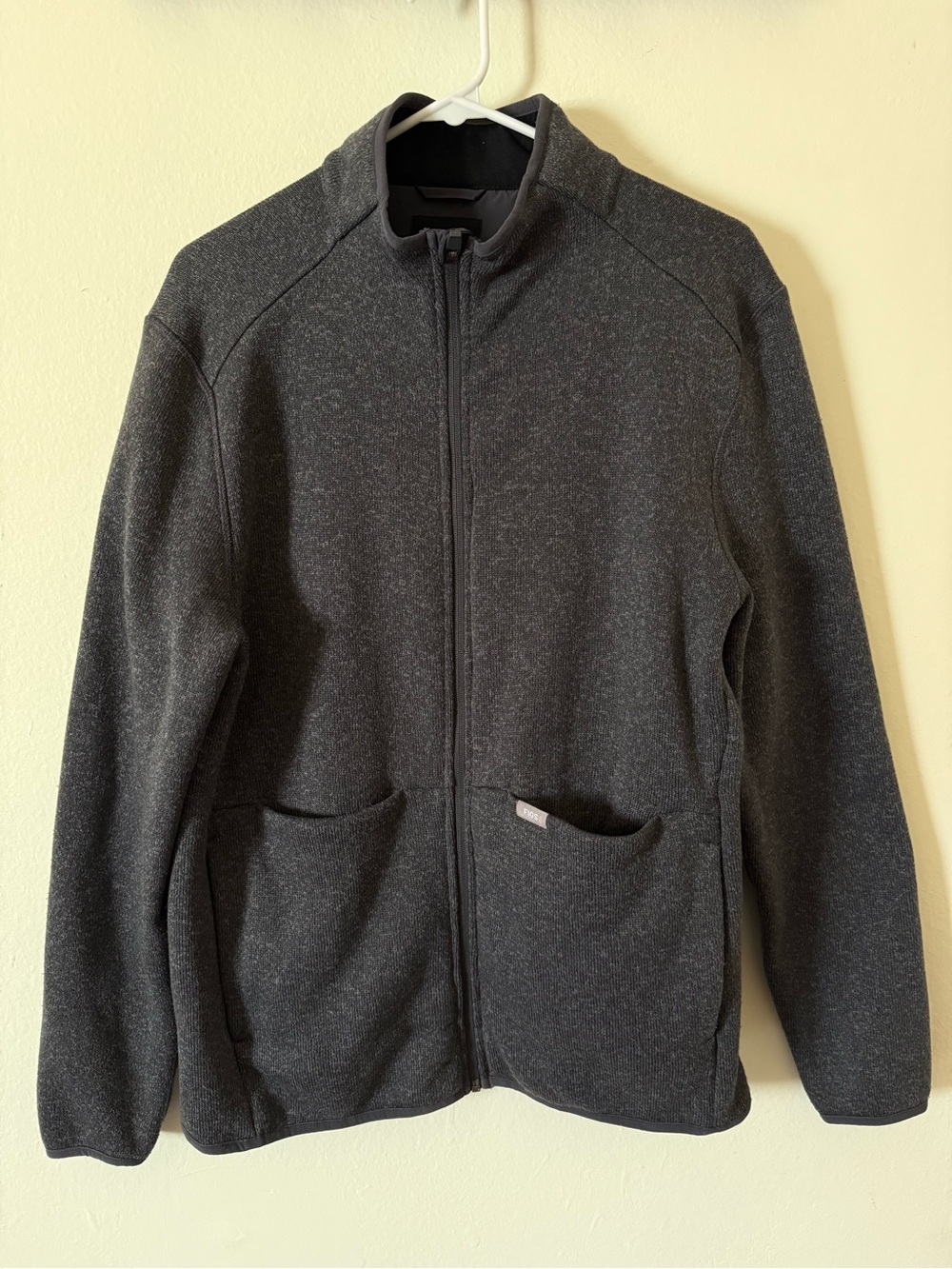 Figs Sweater Jacket (Charcoal Gray)